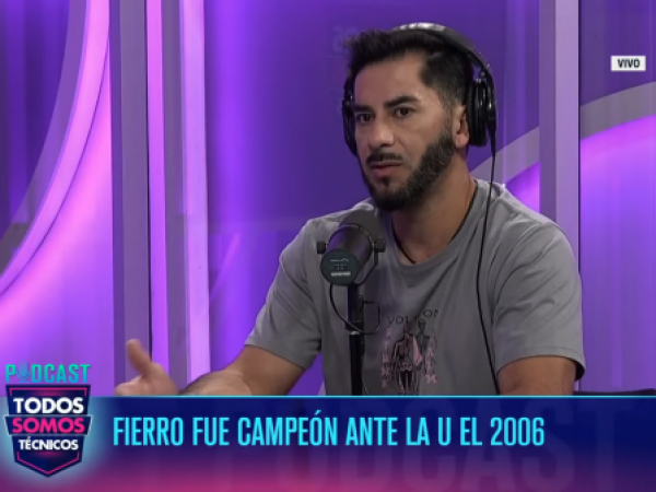 Johnny Herrera, ex arquero de Universidad de Chile, participando en el podcast de 