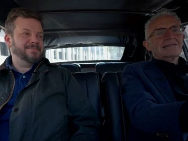 Johannes Kaiser junto a Pedro Carcuro