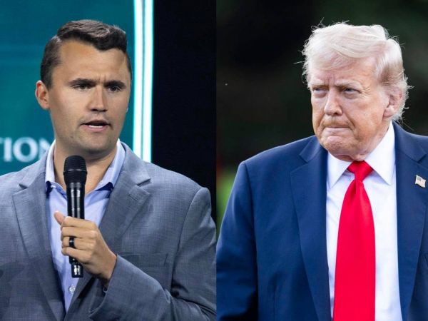 Charlie Kirk y Donald Trump