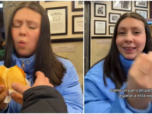 Chilena reacciona a desayuno de Perú