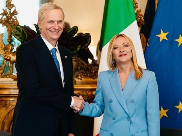 José Antonio Kast con Giorgia Meloni