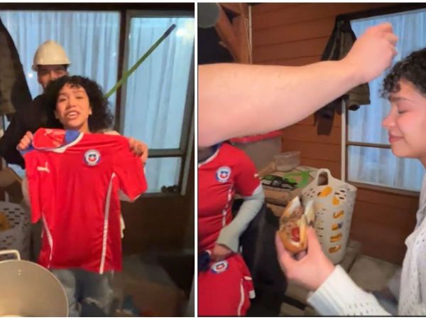 Amigos bautizan a venezolana como chilena