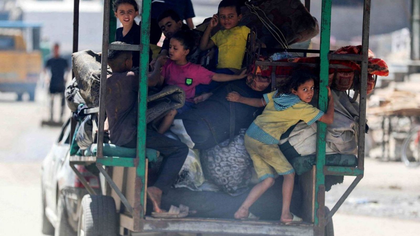 Niños en la franja de Gaza