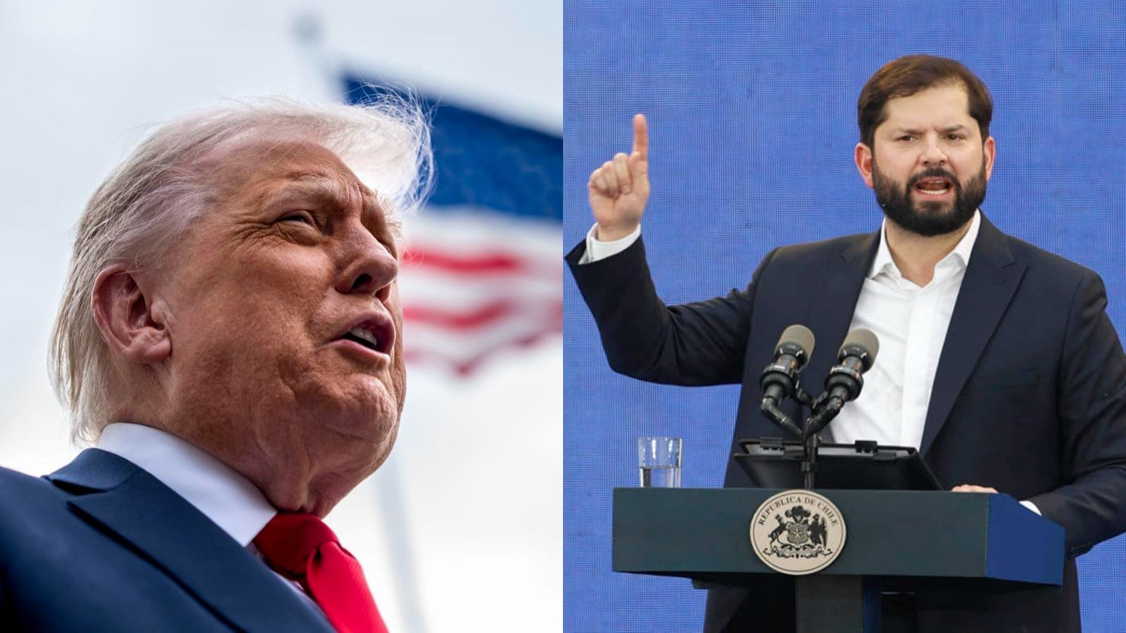 Donald Trump y Presidente Boric