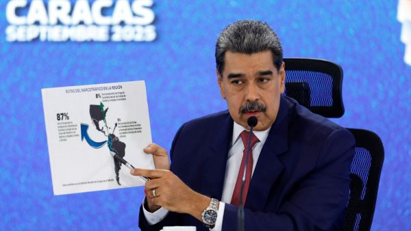 Nicolás Maduro en conferencia de prensa