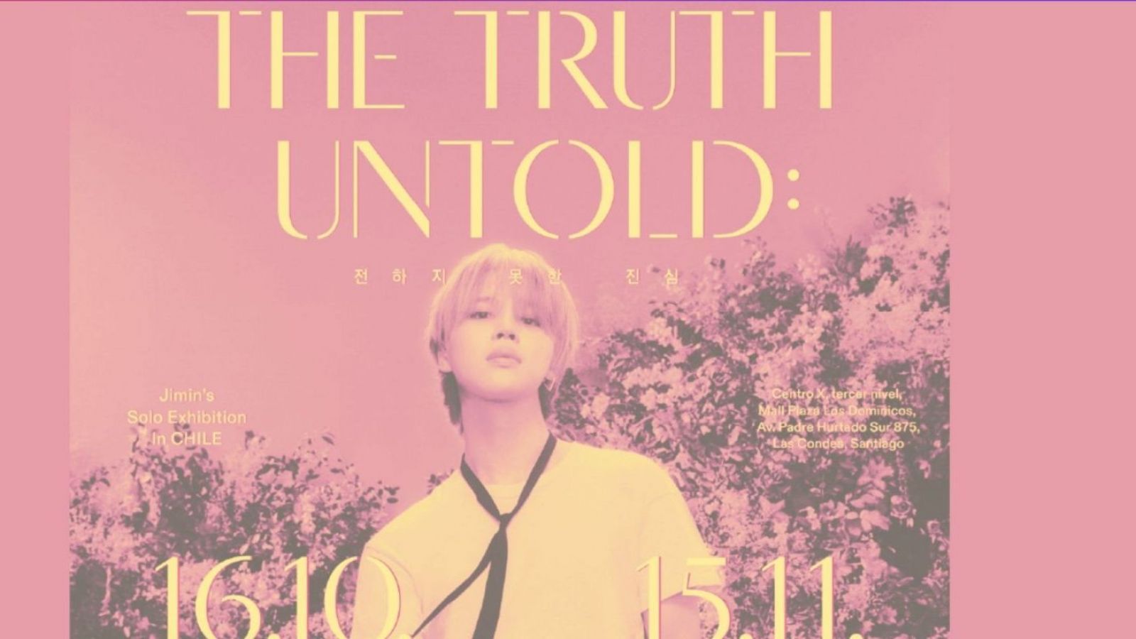 "The Truth Untold":, exhibición individual de JImin de BTS llega a Chile