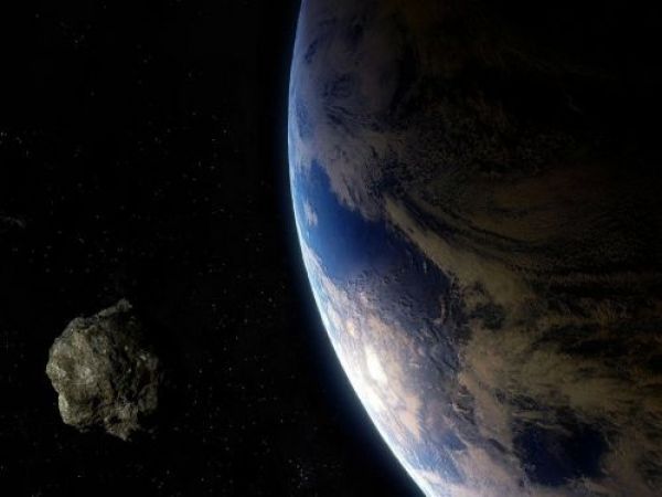 Representación de un asteroide