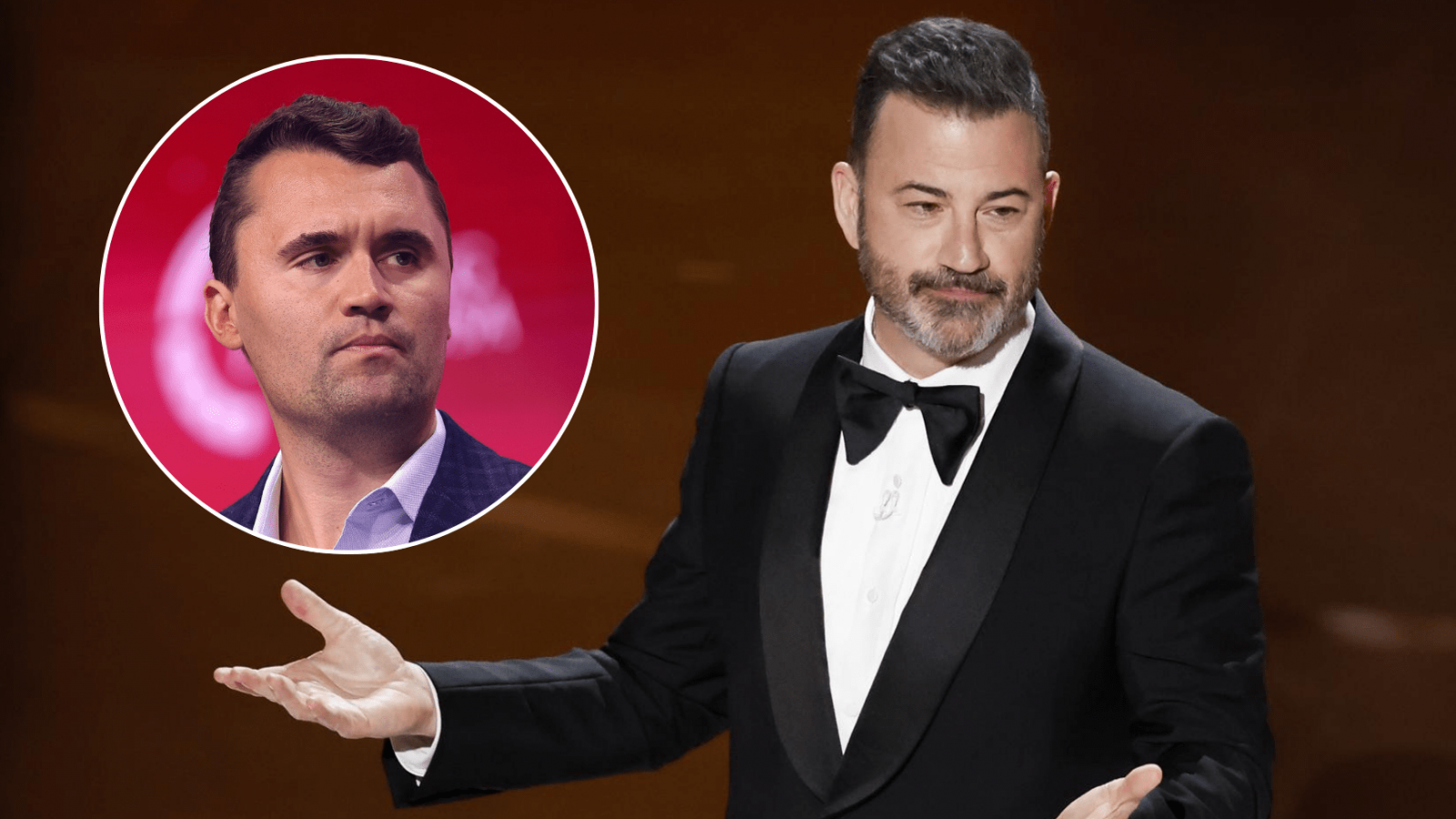 Jimmy Kimmel y Charlie Kirk