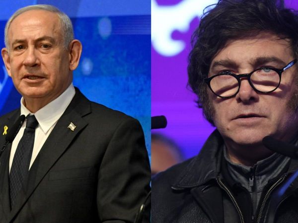 Benjamin Netanyahu y Javier Milei