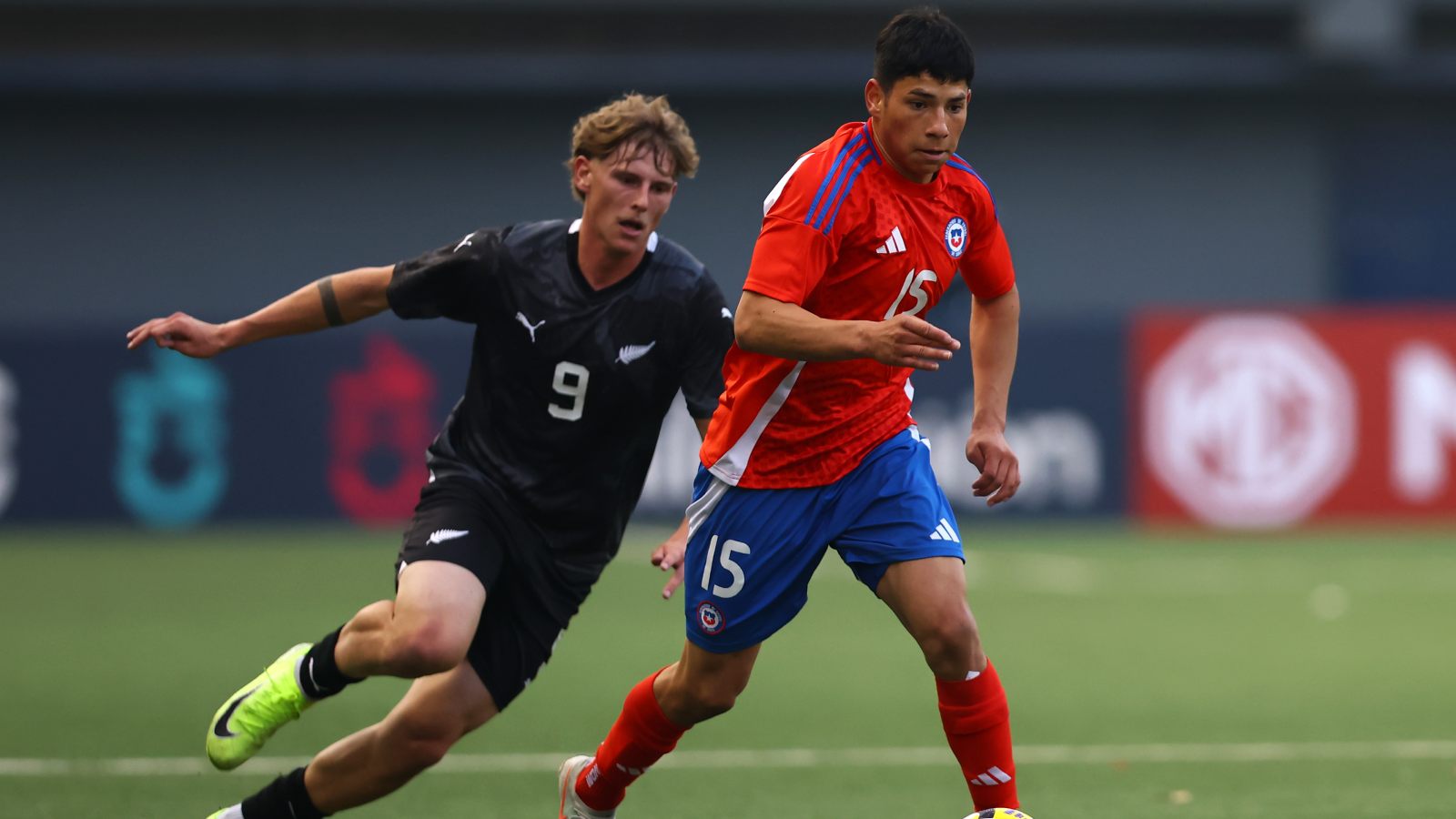 Chile frente a Nueva Zelanda Sub 20