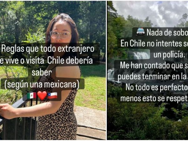 Mexicana enumera reglas que extranjeros deberían saber en Chile