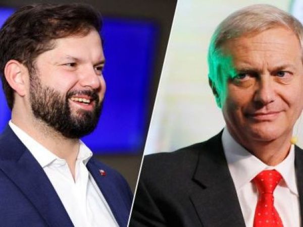 Gabriel Boric y José Antonio Kast