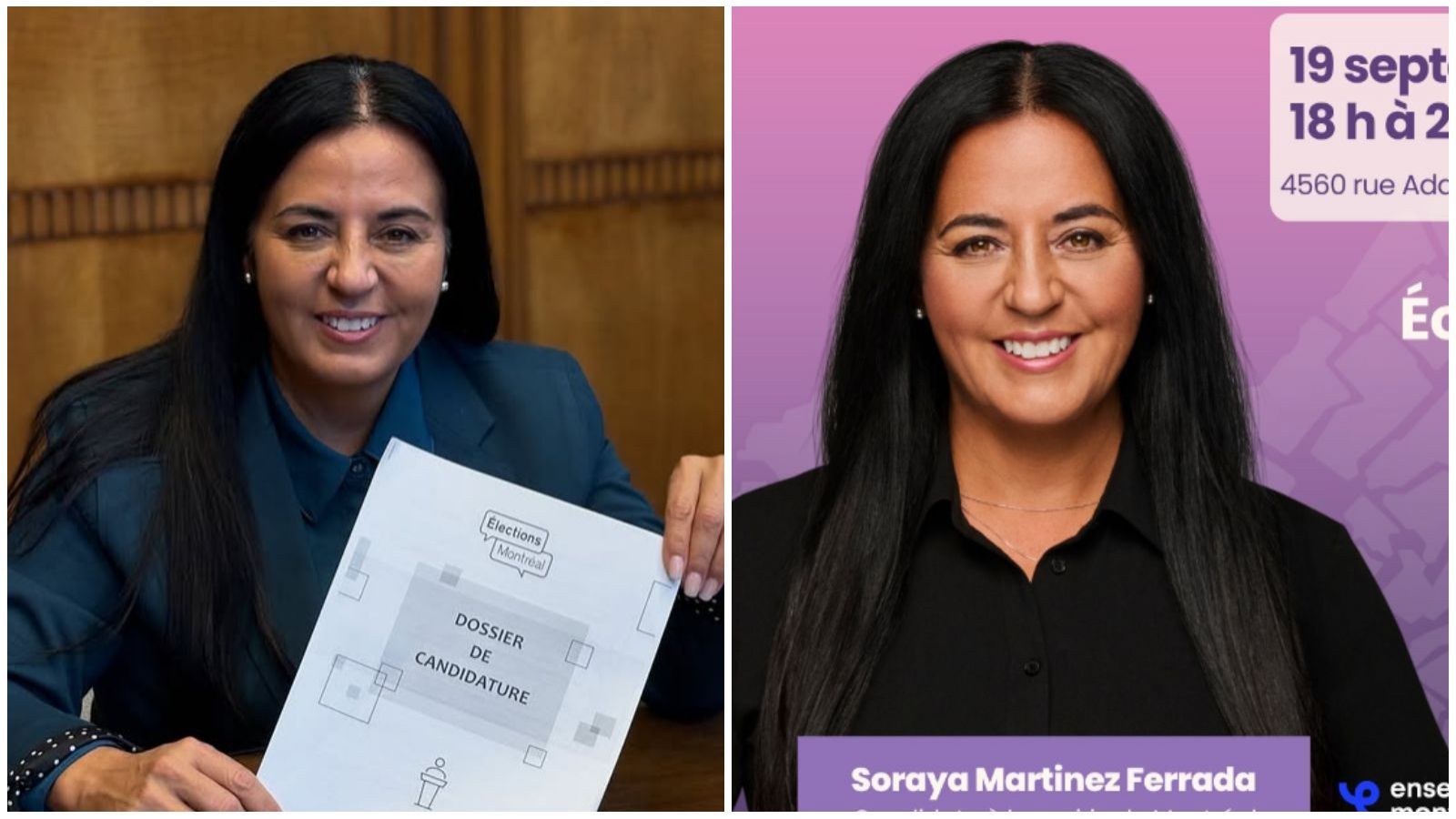 Soraya Martínez Ferrada, la chilena que busca ser alcaldesa de Montreal