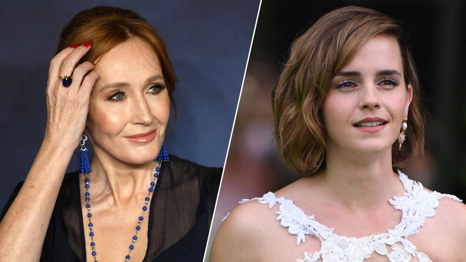 J. K. Rwoling y Emma Watson
