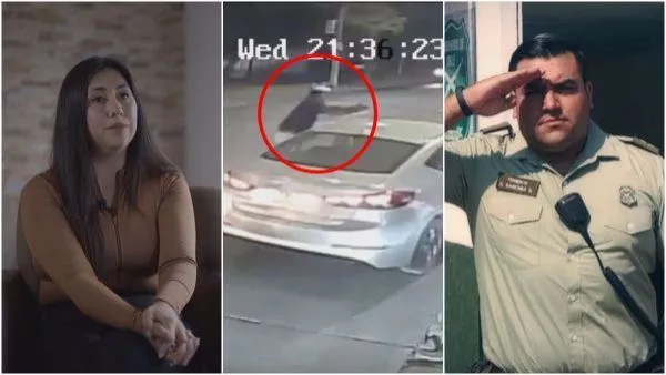 Viuda de carabinero asesinado. Emmanuel Sánchez