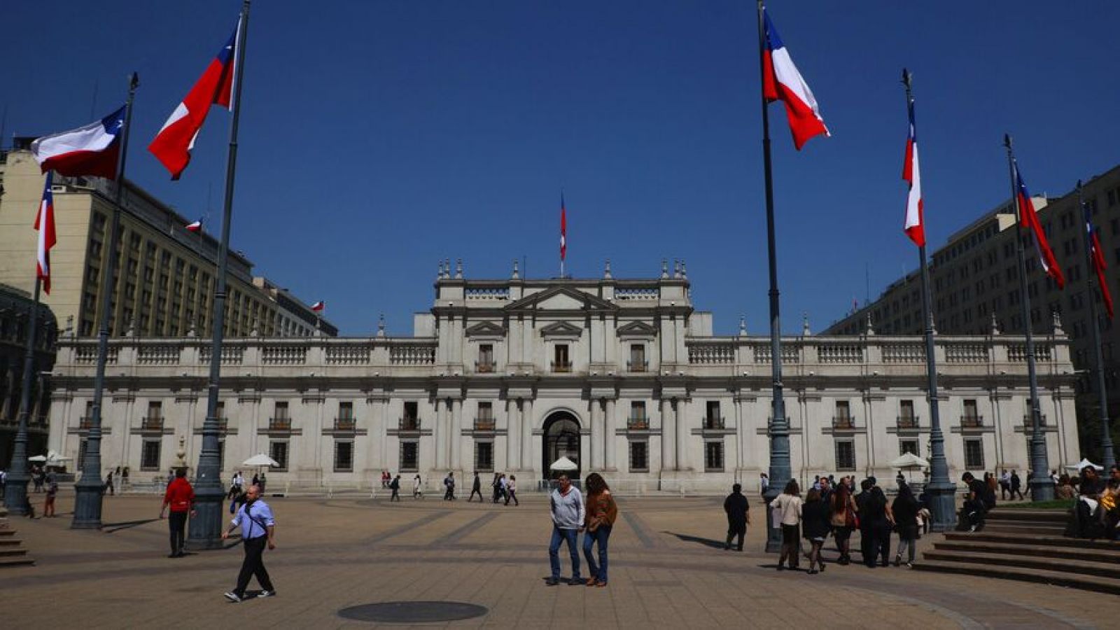 La Moneda. Foto referencial glosa republicana.