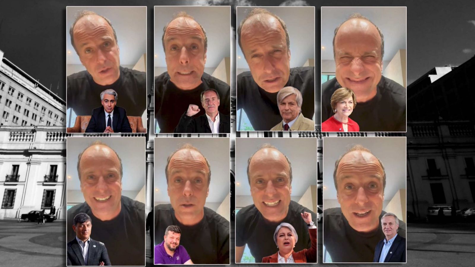La imitación de Kramer a los candidatos