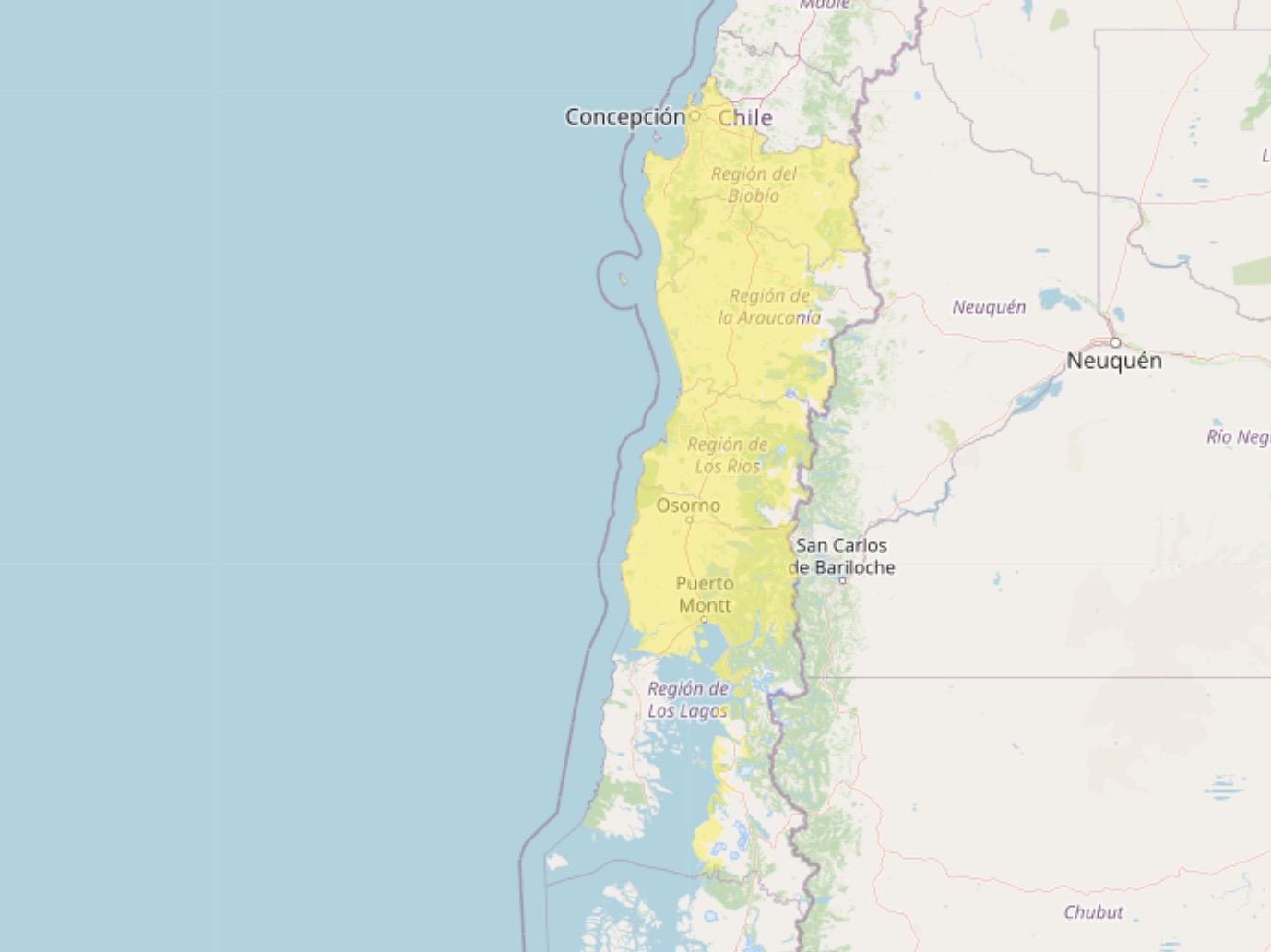 Zonas con aviso por probables tormentas eléctricas.