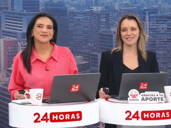 Valentina Reyes y Carla Zunino en 24 Horas Tu Mañana.