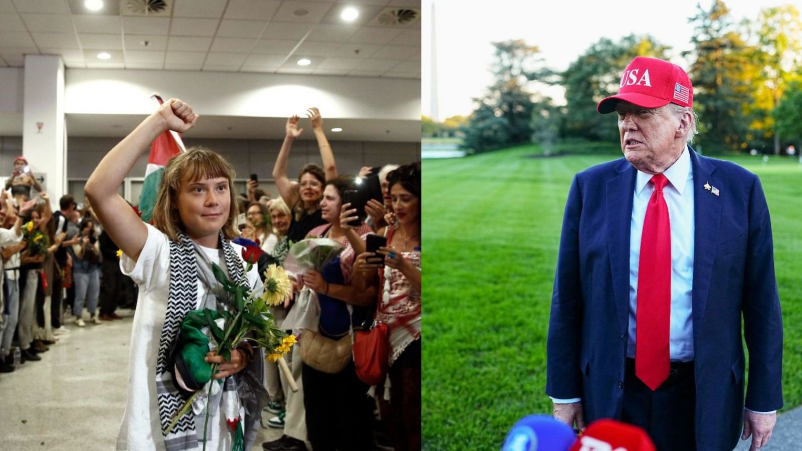 Trump arremete contra Greta Thunberg por la flotilla a Gaza