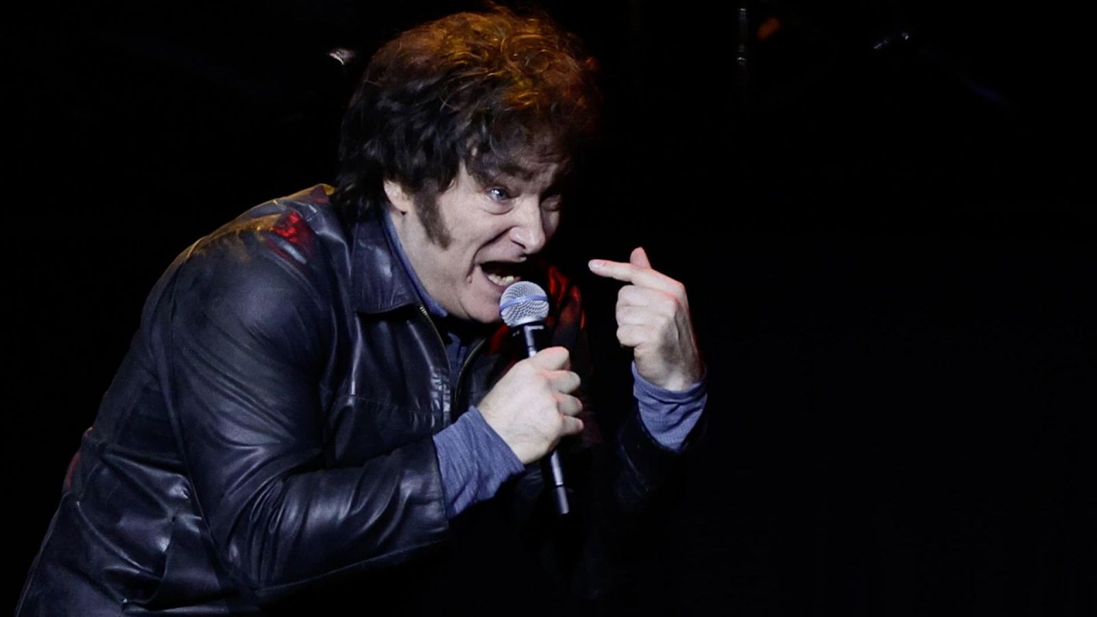 Javier Milei da concierto de rock en Argentina