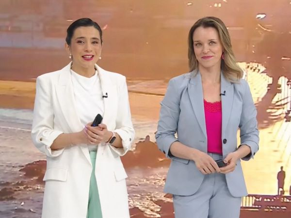 Carla Zunino y Valentina Reyes en 24 Horas Tu Mañana
