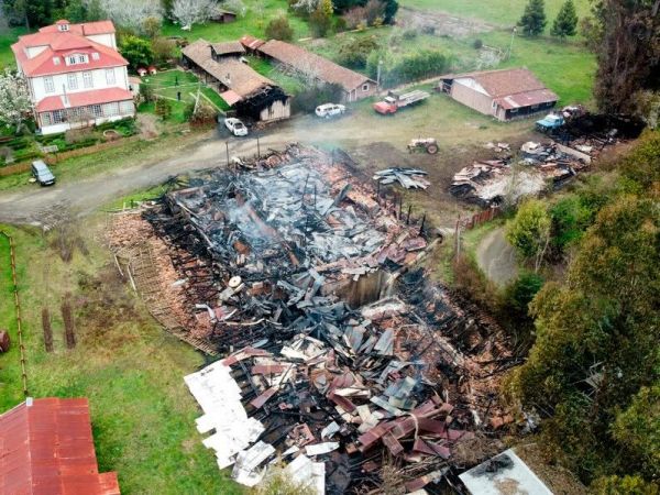 Atentado contra molino Grollmus