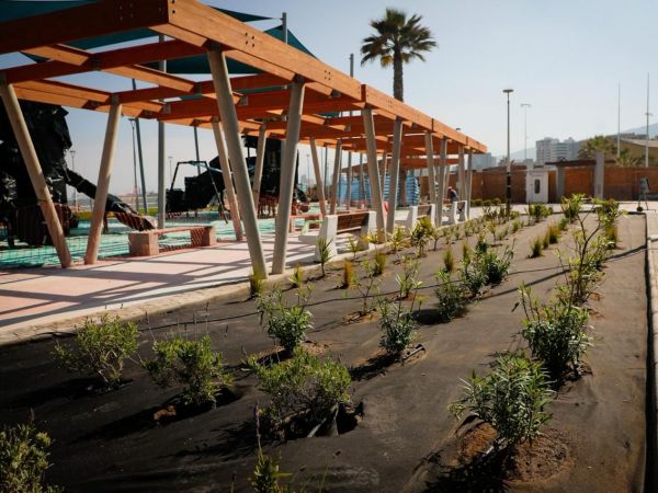 Avance obras parque Las Almejas