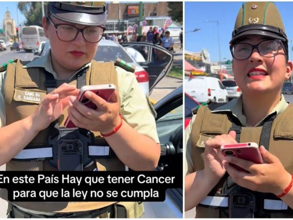 Carabinera respondió a extranjero que la increpó en fiscalización