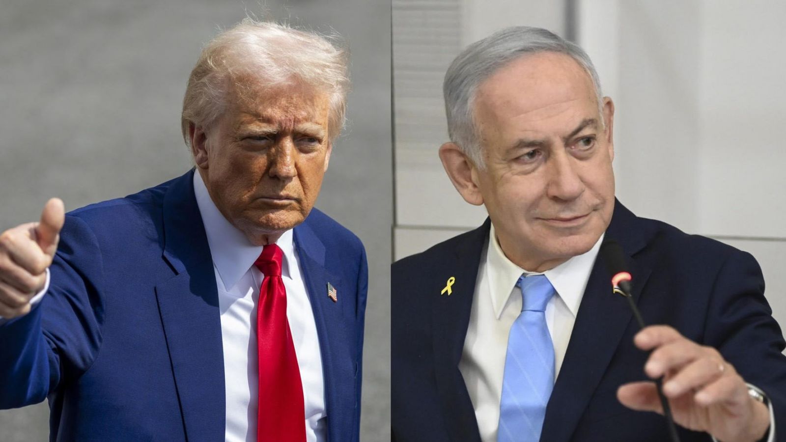 Donald Trump y Benjamin Netanyahu