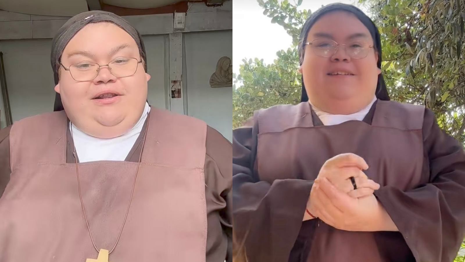 Monja tiktok "madre teresa"