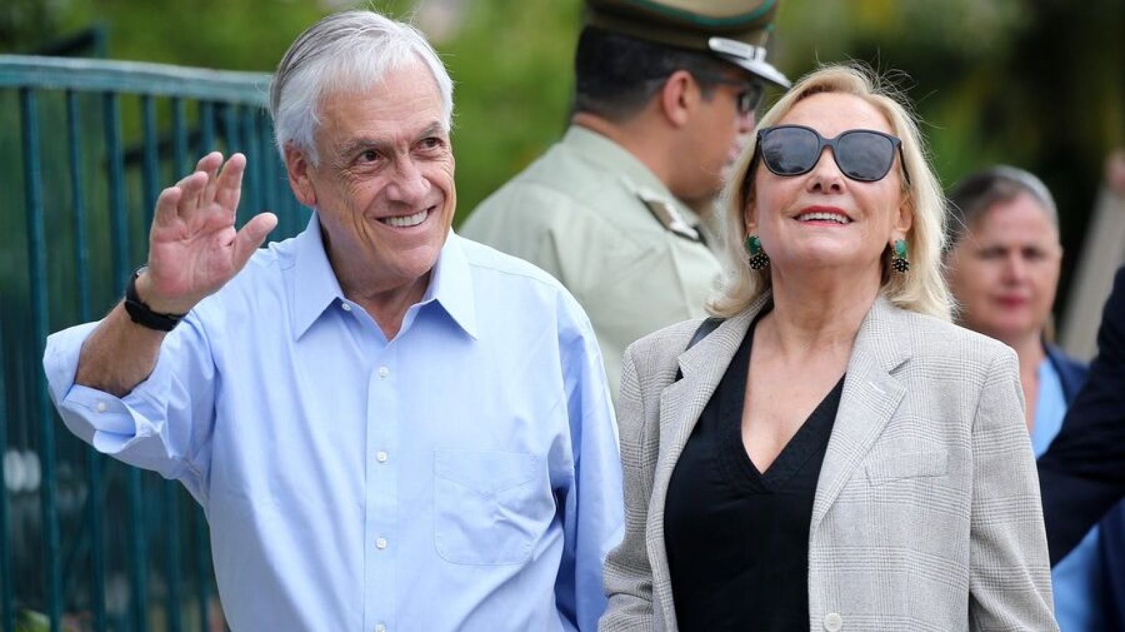 Sebastián Piñera y Cecilia Morel