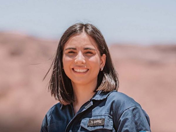 Tatiana López: busca ser la primera chilena en viajar al espacio.
