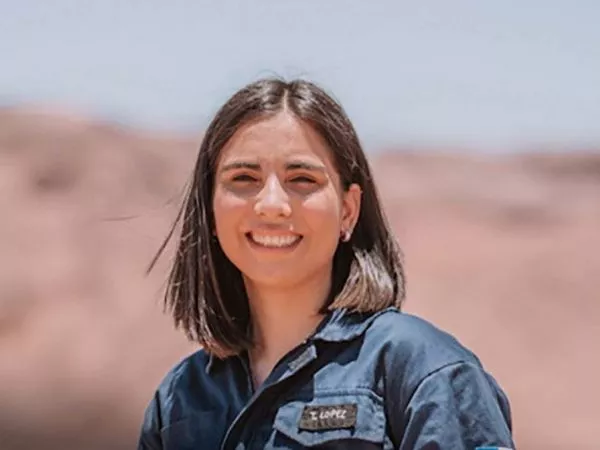 Tatiana López: busca ser la primera chilena en viajar al espacio.