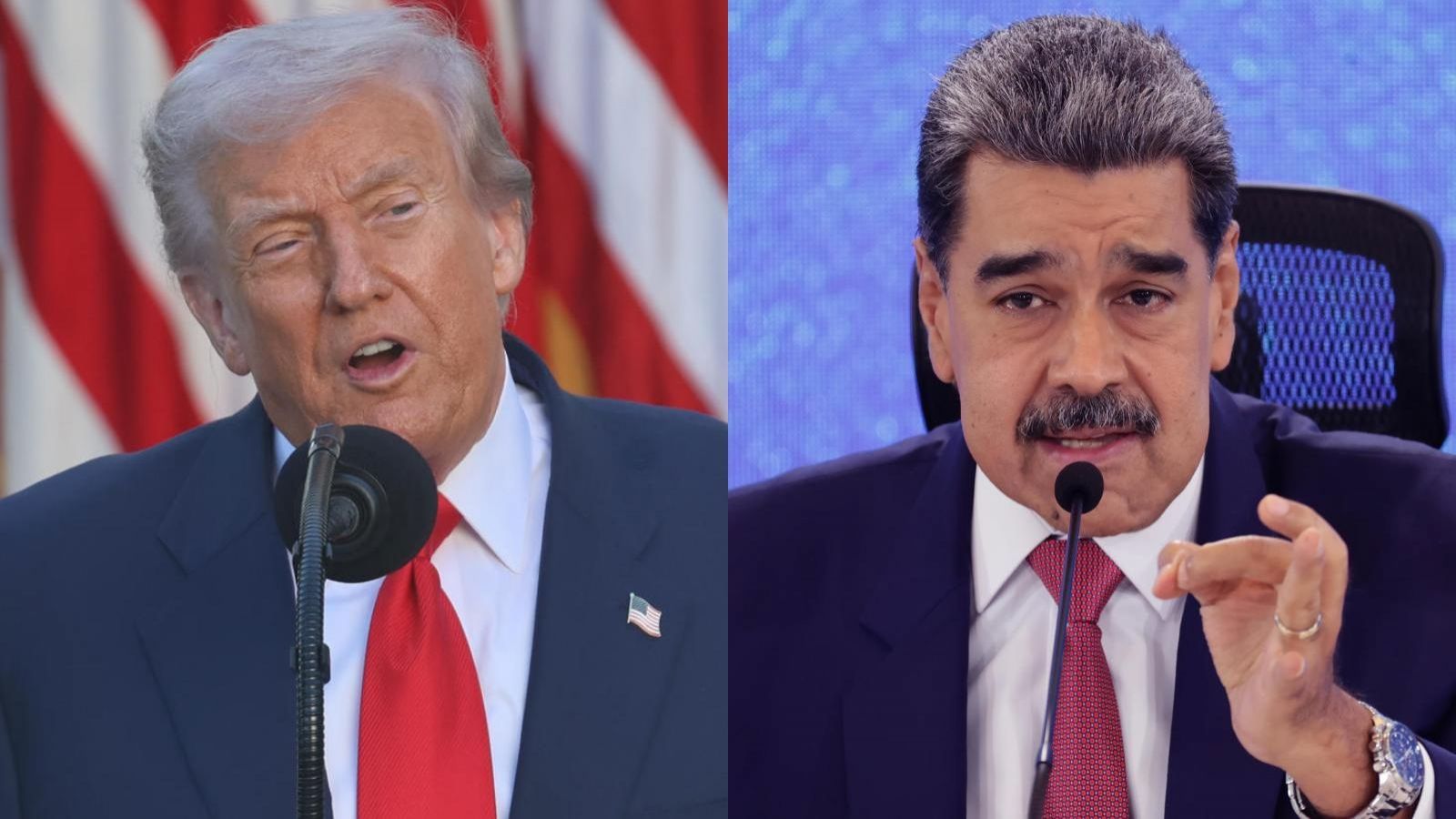 Donald Trump y Nicolás Maduro