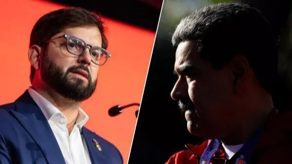 Gabriel Boric y Nicolás Maduro