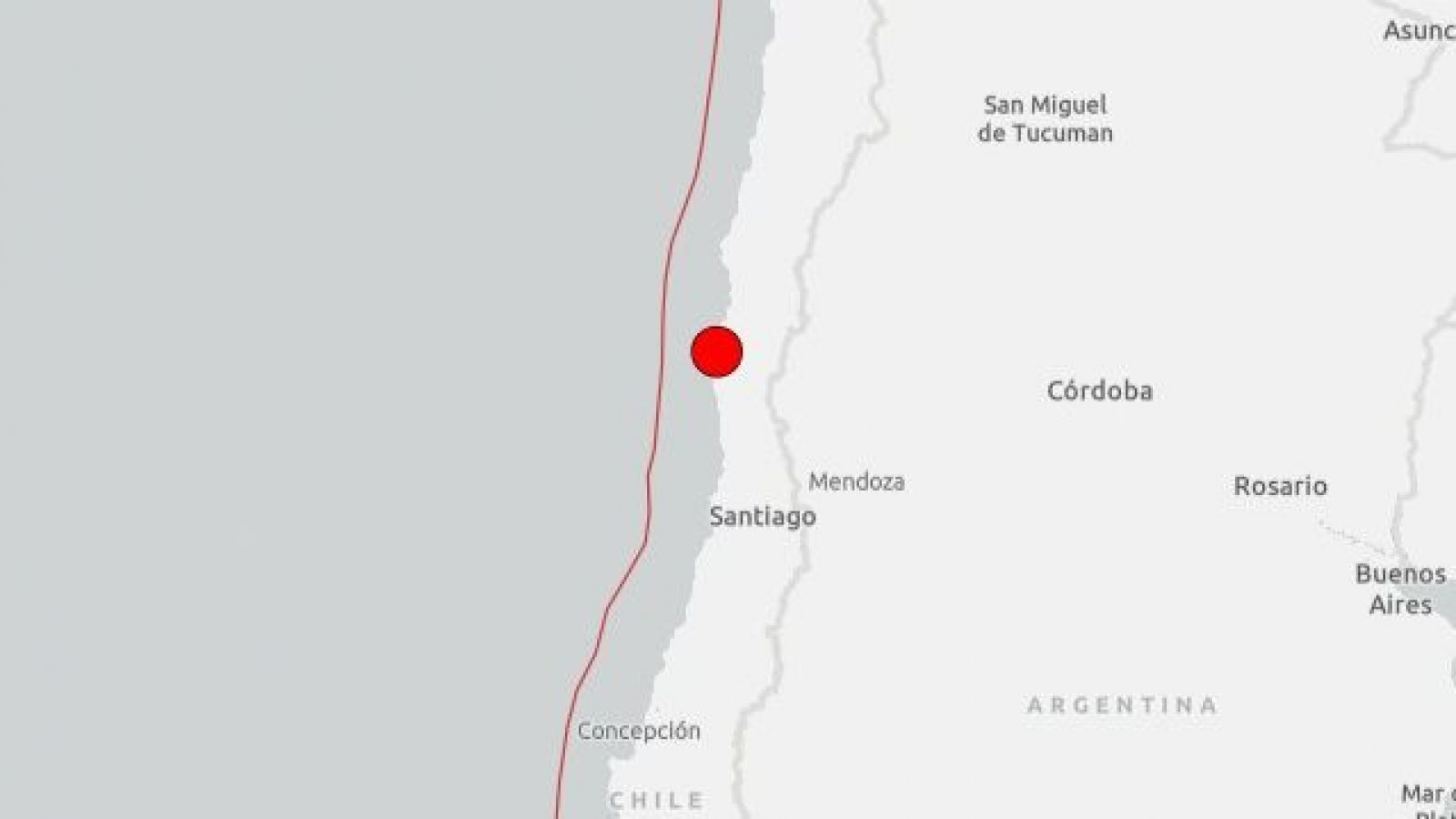 Sismo en Chile