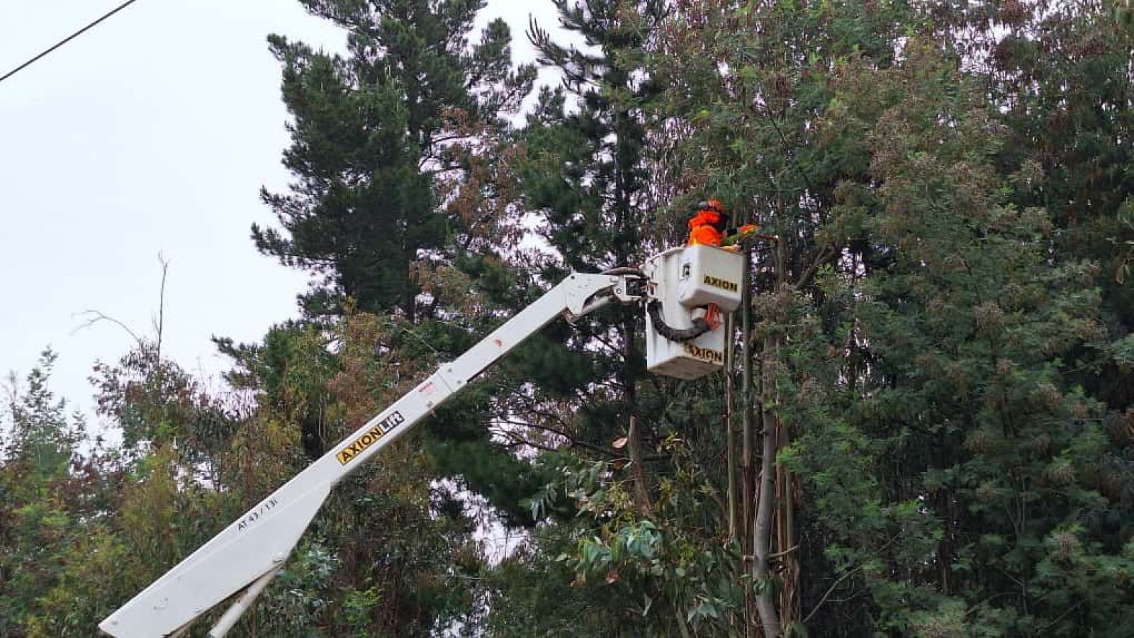 Preparación por incendios en Valparaíso