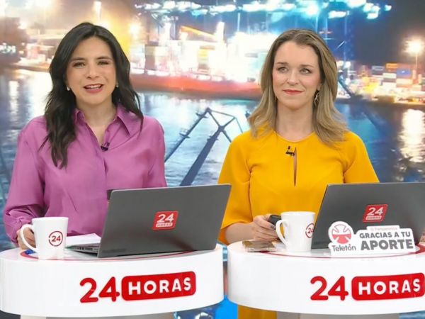 Carla Zunino y Valentina Reyes en 24 Horas Tu Mañana
