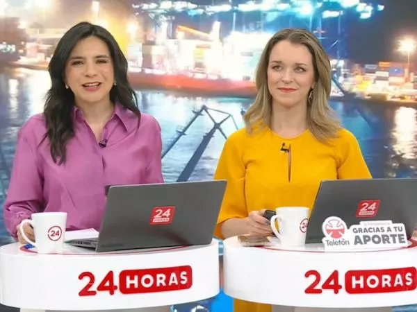 Carla Zunino y Valentina Reyes en 24 Horas Tu Mañana