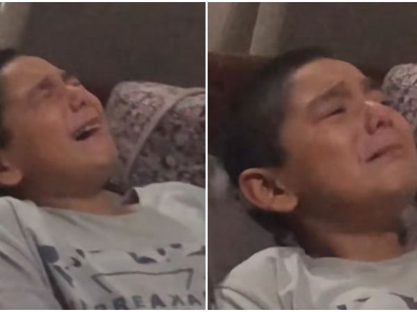 Niño mexicano llora desconsoladamente con película de anime