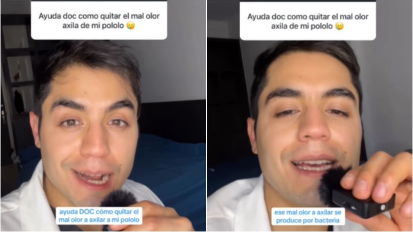 "Ese olor no se produce por falta de ducha ni tampoco hay que cambiar el antitranspirante", dijo el experto.