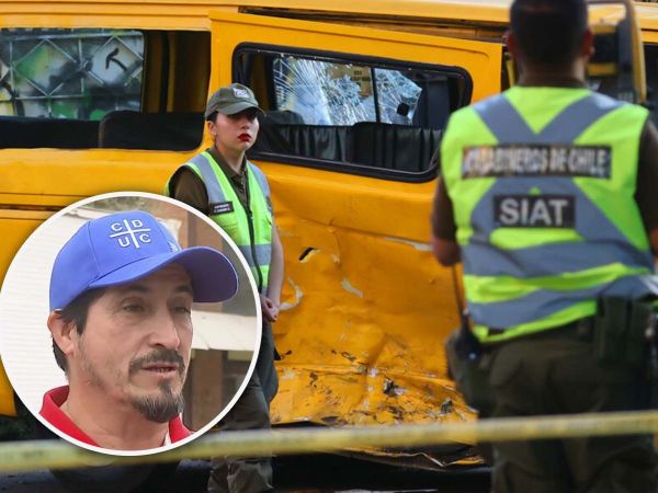 Hijo de conductor que manejaba furgón chocado: 