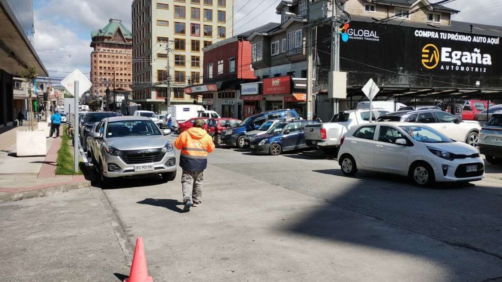 Estacionadores ilegales en Puerto Montt