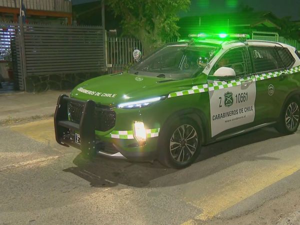 Exterior de la vivienda de las víctimas en la comuna de El Bosque.