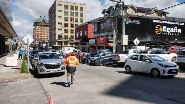 Estacionadores ilegales en Puerto Montt