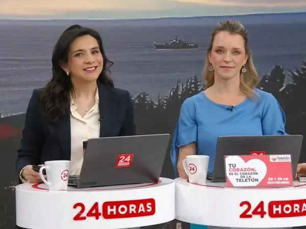 Carla Zunino y Valentina Reyes en 24 Horas Tu Mañana