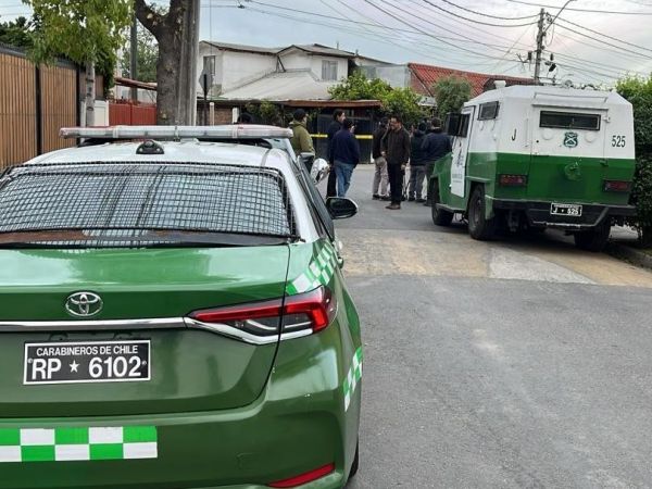 Violento turbazo a casa en San Joaquín