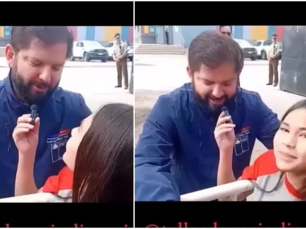 Escolar entrevista a Boric