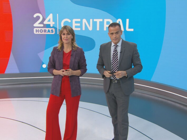 Iván Núñez y Carolina Urrejola en 24 Horas Central